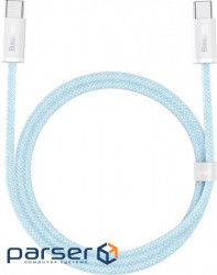 BASEUS Dynamic Series Fast Charging Data Cable Type-C to Type-C 100W 1m Blue (CALD000203)