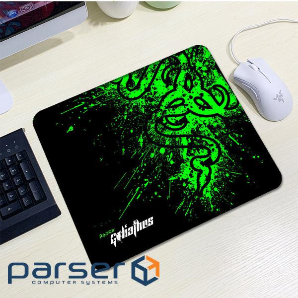 Килимок 200*240 тканинний RAZER 3, товщина 2 мм, колір Black / Green, Пакет (YT-RZ3) (YT-RZ3)