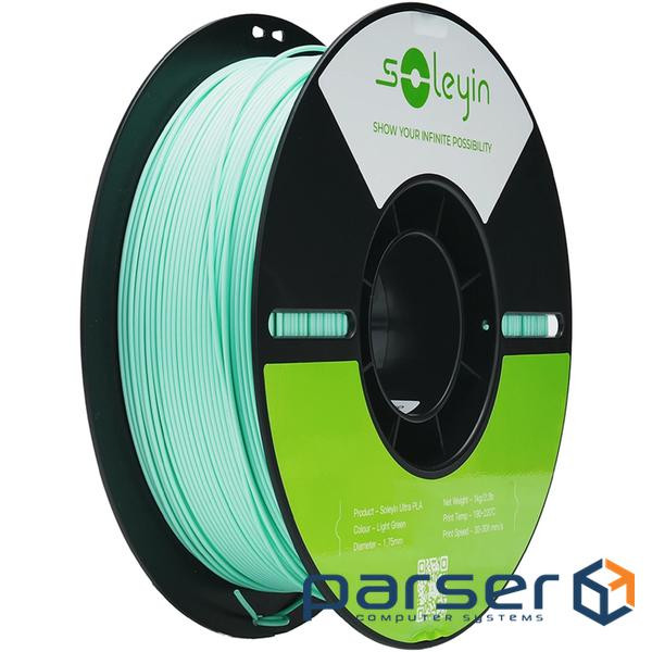 Пластик для 3D-принтера Creality Soleyin PLA ULTRA 1кг, 1.75мм, green light (3301010603)
