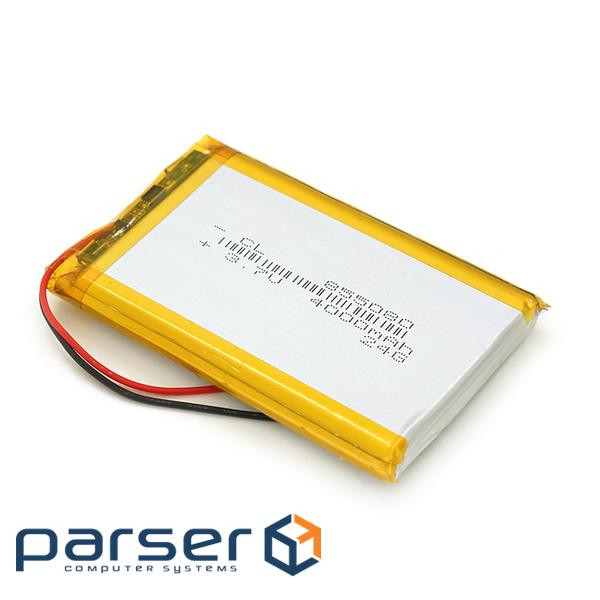 Літій-полімерний акумулятор 8.5*50*80mm (Li-ion 3.7В 4000мА&middot,год) (855080) ) (855080)