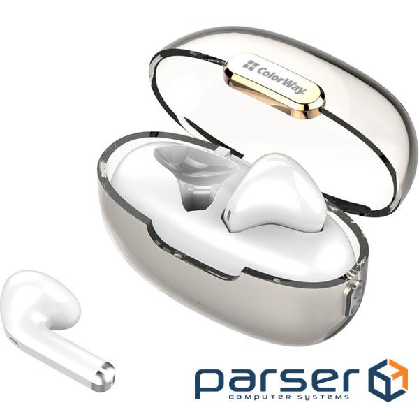 Навушники ColorWay Slim TWS-5 Earbuds White (CW-TWS5WT)