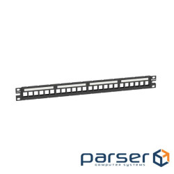 Рамка набірна 19" патч-панелі, для 24xSTP KeyStone, 1U (SKPP24BL)