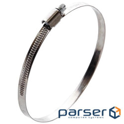 Хомут черв'ячний нержавіючий APRO W2 140-160мм (10шт) )