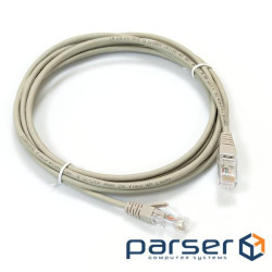 Патч-корд кат. 6, 26AWG Slim, D4мм, RJ45-RJ45, сірий, 0.5 м, U/UTP, LSZH, Cor (CCAVGE-D1002-A005-C0) , U/UTP, LSZH, Cor (CCAVGE-D1002-A005-C0)
