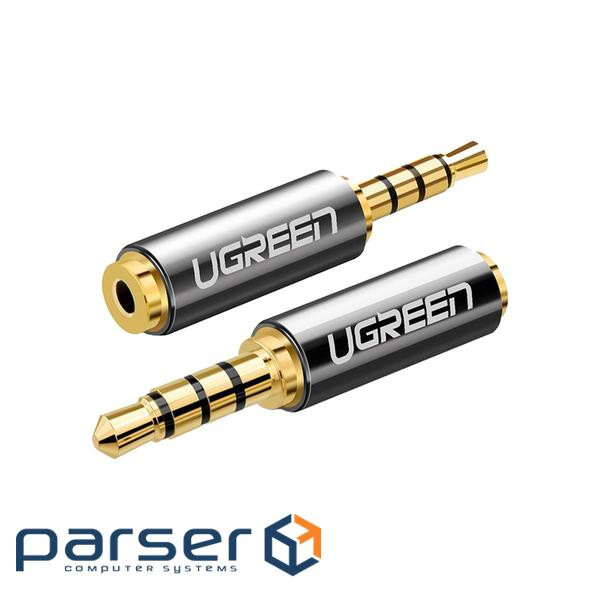 Перехідник 3.5mm M to 2.5mm F black Ugreen (20502) (20502_UGREEN)