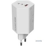 Зарядний пристрій Canyon HEXAGON 65 GaN 65W 2xPD 1xQC EU White (CND-CHAHEX65W)