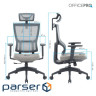 Офісне крісло OfficePro Elegant OC600-B-DG-DG