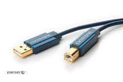 Printer cable Click Tronic USB2.0 A-B M/M 1.8m,Casual D=3.7mm 80xWires (75.07.0096-1)