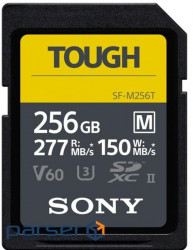 Memory card Sony 256GB SDXC class10 UHS-II U3 V60 Tough (SFM256T.SYM)