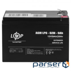 Тяговий свинцево-кислотний акумулятор LP 6-DZM-9 Ah (12654)