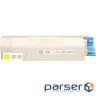 Toner cartridge BASF OKI C5650/5750 Yellow 43872305/43872321 (KT-C5650Y) (BASF-KT-C5650Y)