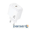 Мережевий зарядний пристрій HOCO CS53A Surplus single port PD25W charger White (6942007631488)