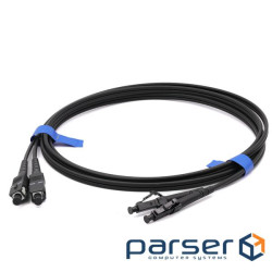 Patch cord SC/UPC-LC/UPC SM 1m Duplex black (UPC-1SCLC(SM)D(ON)BK)