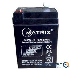 Акумуляторна батарея MATRIX NP5-6 (6В, 5Ач)