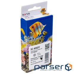 Картридж Barva Canon CLI-65GY (4219C001) 595sh, gray (IC-65GY)