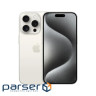 Мобільний телефон Apple iPhone 15 Pro 128Gb White Titanium (REF A) BREEZY (2AMTUW3)