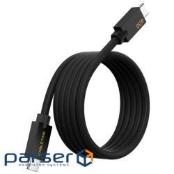 Кабель CableTime USB4 USB-C - USB-C 240W 40Gbps 8K, 1 м (CU4BH) (CA916566)