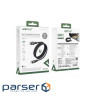 Кабель ACEFAST C11-03 Type-C to Type-C 3A, 60W, 1.2m, nylon + PVC, zinc connectors, (6974316280217)