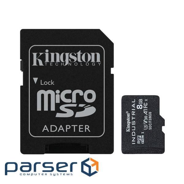 Memory card Kingston 8GB microSDHC class 10 UHS-I V30 A1 (SDCIT2/8GB)