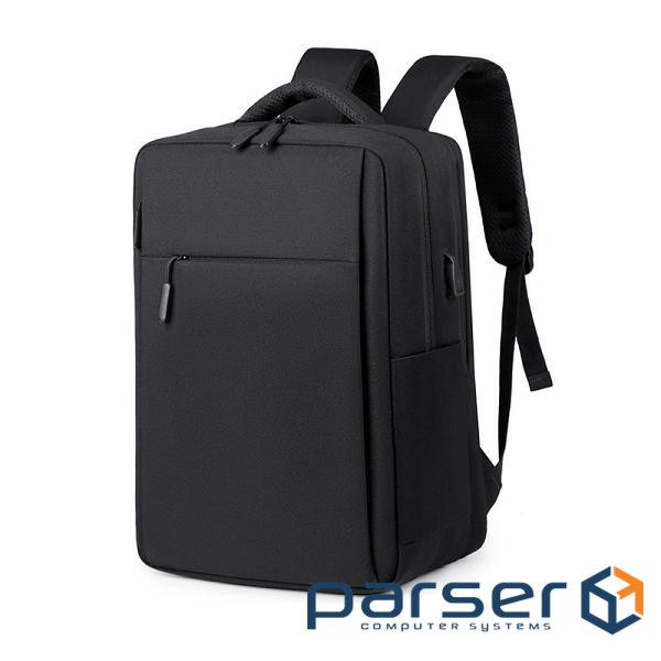 Рюкзак для ноутбука 16", Baogou-B, матеріал нейлон / полієстр / тканина оксфорд, вихід під