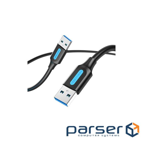 Кабель Vention USB – USB V 3.0 (M/M), 3 м , Black (CONBI)