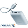 Зовнішній акумулятор (павербанк) ) Xiaomi 10000mAh 22.5W Integrated Cable Blue BHR9073GL