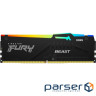 Модуль пам'яті KINGSTON FURY Beast RGB DDR5 5600MHz 32GB (KF556C40BBA-32)