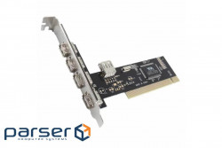 Перехідник обладнання PCI-USB2.0 Ax4,+x1 internal (62.09.8404-1) PCI-USB2.0 Ax4,+x1 internal (62.09.8404-1)