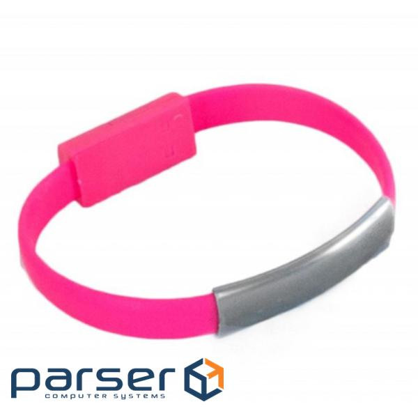 Дата кабель USB 2.0 AM to Type-C 0.18m pink Extradigital (KBU1780)
