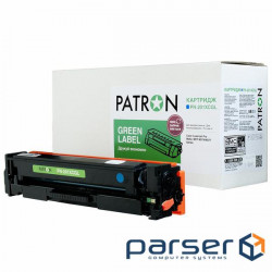 Картридж Patron HP CLJ CF401X для M252/M274/M277 Cyan, GREEN Label (PN-201XCGL)