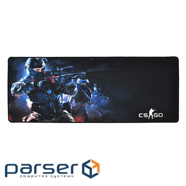 Килимок 300 * 800 тканинної CS Three Fighters з бічної прошивкою, товщина 3 мм, ко (YT-MCSThF / B38) (YT-MCSThF / B38)