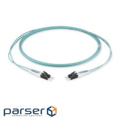 VO patch cord, LC / UPC-LC / UPC, 2.0mm, (OM3 Clearcurve & reg,), Duplex, LSZH, 1m , Corni (050502T5Z20001M)