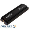 SSD диск CRUCIAL T500 w/heatsink 4TB M.2 NVMe (CT4000T500SSD5)