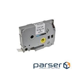 Ribbon for label printer UKRMARK RL-B-S-T231P-BK / WT, analog of TZES231. Super adhesive . 12 (CBTZS231)