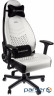 Крісло геймерське NOBLECHAIRS Icon White/Black (NBL-ICN-PU-WBK)