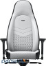 Крісло геймерське NOBLECHAIRS Icon White/Black (NBL-ICN-PU-WBK)