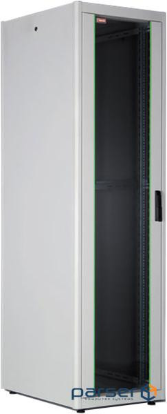 Шафа Basic 32U 600x800мм, дв.і скло, зад. стін. метал, 600кг, сіра (LN-DB32U6080-LG-111-F)