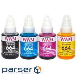 Ink WWM Epson L110/L210/L300, 4х140г B/C/M/Y (E664SET4)
