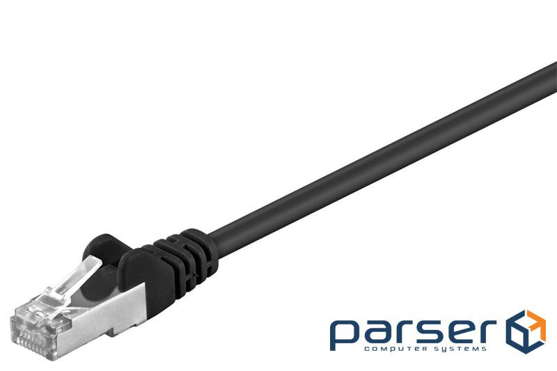 Патч-корд екранованому RJ45 SFTP5e 10.0m,patch AWG26 D=5.5mm 2xS Protect,чорний (75.06.8667-10)