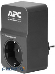 Socket APC Essential SurgeArrest 1 outlet, black (PM1WB-RS)