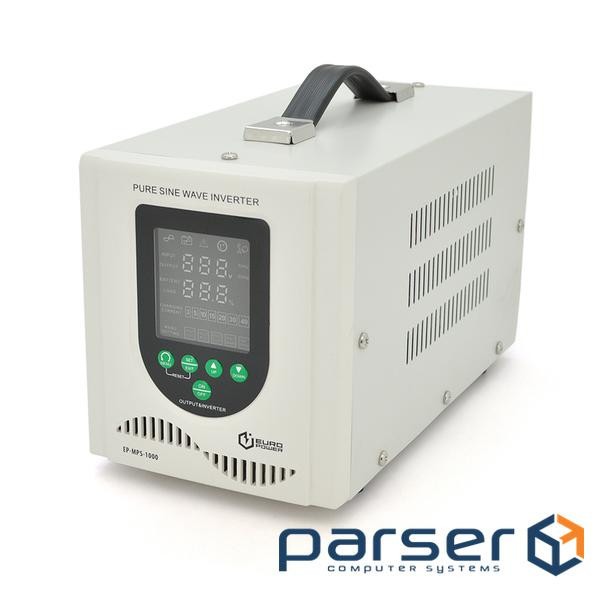 ДБЖ з правильною синусоїдою Europower EP-MPS-1000 / 12PLUS (700 Вт) 5 / 10 / 15 / 20А, під зовнішню
