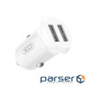 Зарядний пристрій XO 2xUSB 12W white (CC67.white)