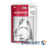 Дата кабель USB-C to USB-C 1.0m USB 3.2 Gen 2 PD 100W 5A 4K black AXAGON (BUCM32-CM10AB)