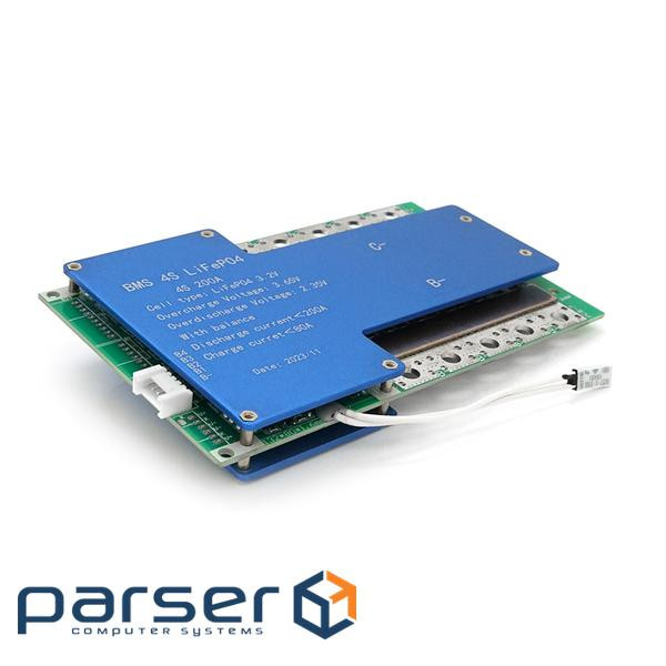BMS плата Changfa LiFePO4 14.6V 4S 200A з контролем температури (CF-4S-200A)