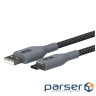 Дата кабель USB 2.0 AM to USB-C 1.0m Magnetic 3A black Armorstandart (ARM75514)