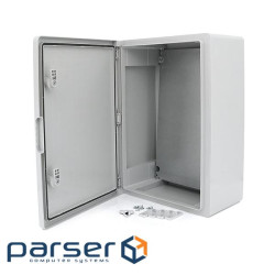 Бокс міцний з ABS пластику з монтажною панеллю 500х400х240, IP65 (144987)