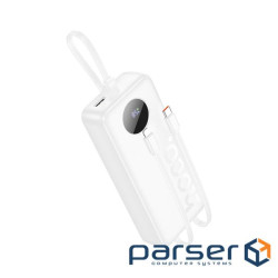 Батарея універсальна HOCO 20000mAh, PD/20W, 22.5W, White (J132A / 42067) (J132A / 42067 White)