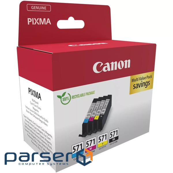 Картридж Canon CLI-571 Multipack BK,C,M,Y 7 ml (0386C008)