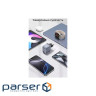 Зарядний пристрій VENTION 1xUSB-C, 1xUSB-A GaN Charger 70W Gray w/Type-C cable (TZ-FCGH0-EU)