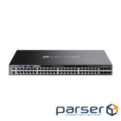TP-LINK Switch SG6654X 48xGBit /6x10Gbit SFP+ Managed Layer 3 Rack Mountable, Omada SDN, 4 Fans, Lay